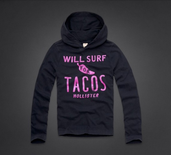 Hollister Hombres Outlet Capucha Remera HCO4616